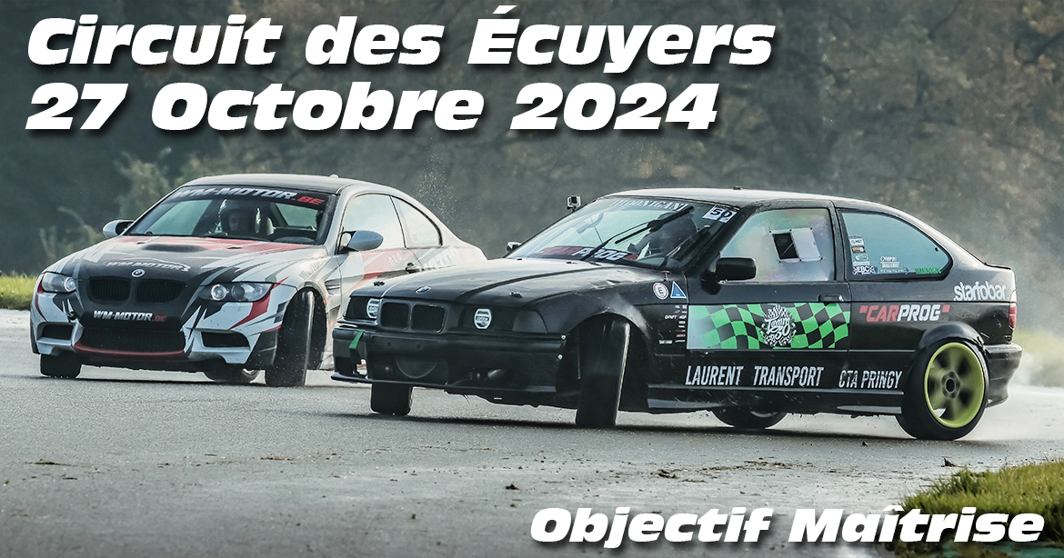 Photos au Circuit des Ecuyers le 27 Octobre 2024 avec Objectif Maitrise